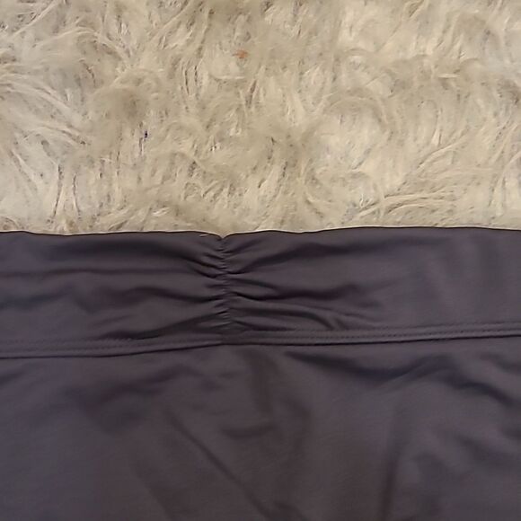Athleta‎ womens dark gray with gathered top size large - Picture 6 of 6